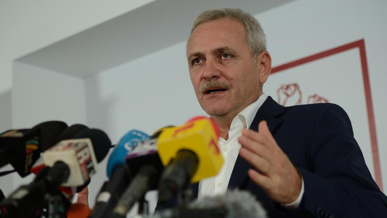 Der Vorsitzende der rumänischen Sozialdemokraten, Liviu Dragnea.