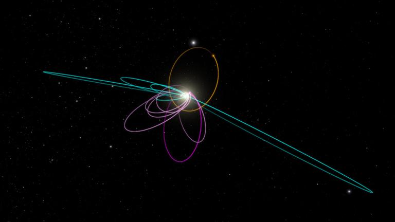 Die Astronomen schließen auf die Existenz von Planet IX aus der Bahnlage einiger anderer Objekte am Rand des Sonnensystems