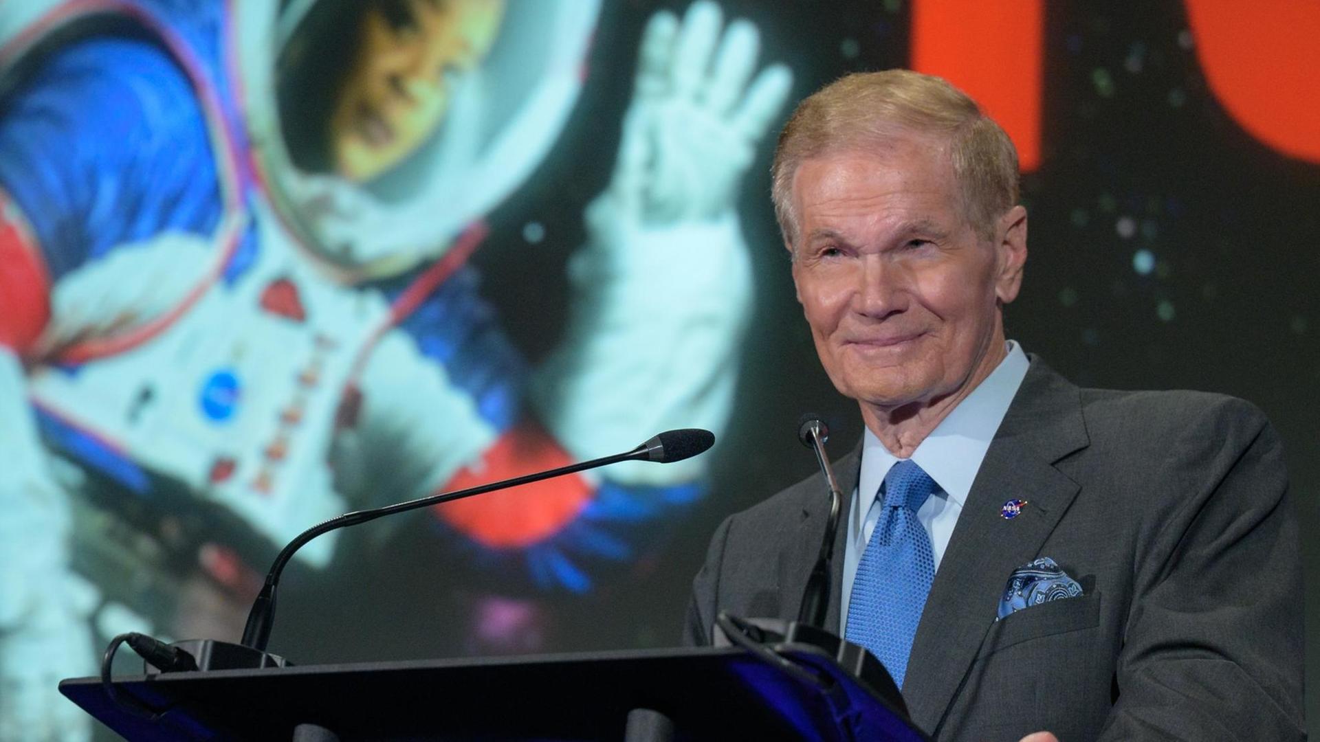 NASA-Chef Bill Nelson bei einer Rede am 2. Juni 2021