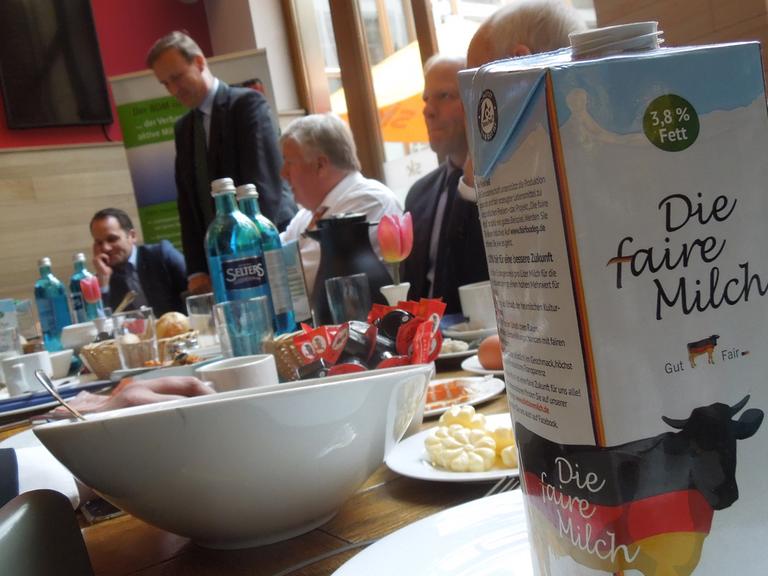Werben für eine faire Landwirtschaft -Parlamentarierfrühstück des Bundesverband Deutscher Milchviehalter.