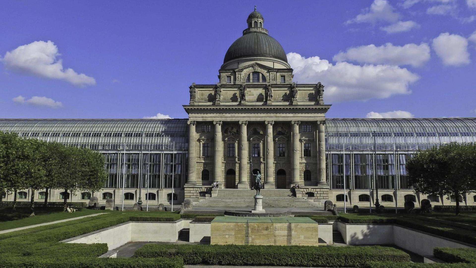 Die bayerische Staatskanzlei in München