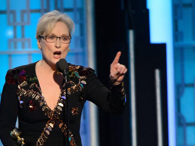 Streep bei ihrer Golden-Globe-Rede