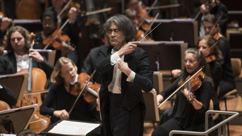 Das Deutsche Symphonie-Orchester Berlin unter der Leitung von Kent Nagano