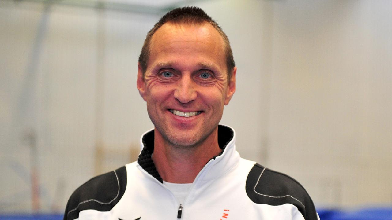 Der deutsche Trampolin-Bundestrainer Michael Kuhn (25.09.2012)
