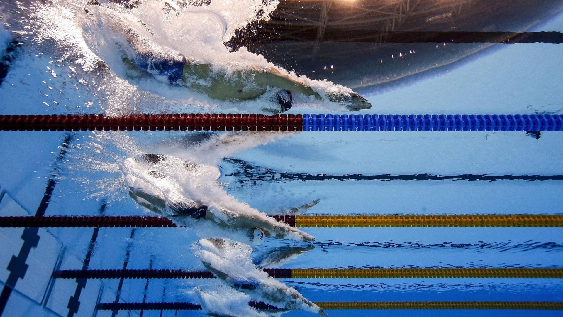 Schwimmer bei den Olympischen Sommerspielen in Rio 2016