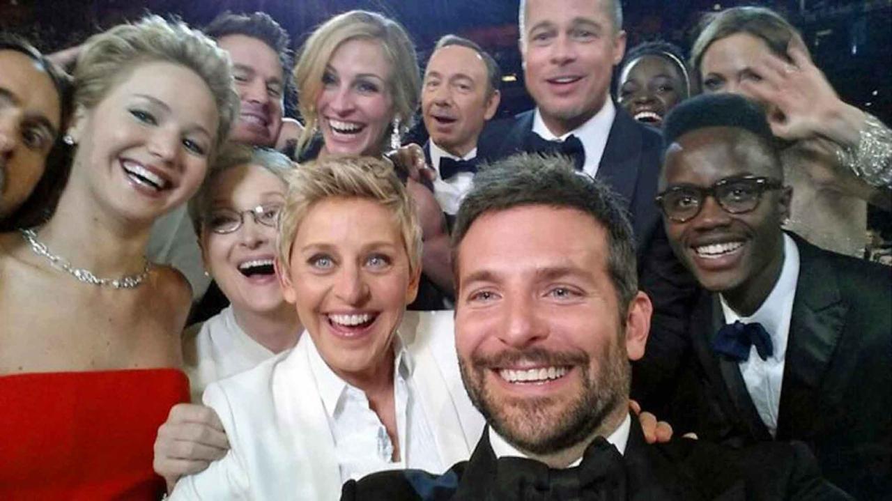 Das Oscar-Selfie von Ellen DeGeneres von 2014