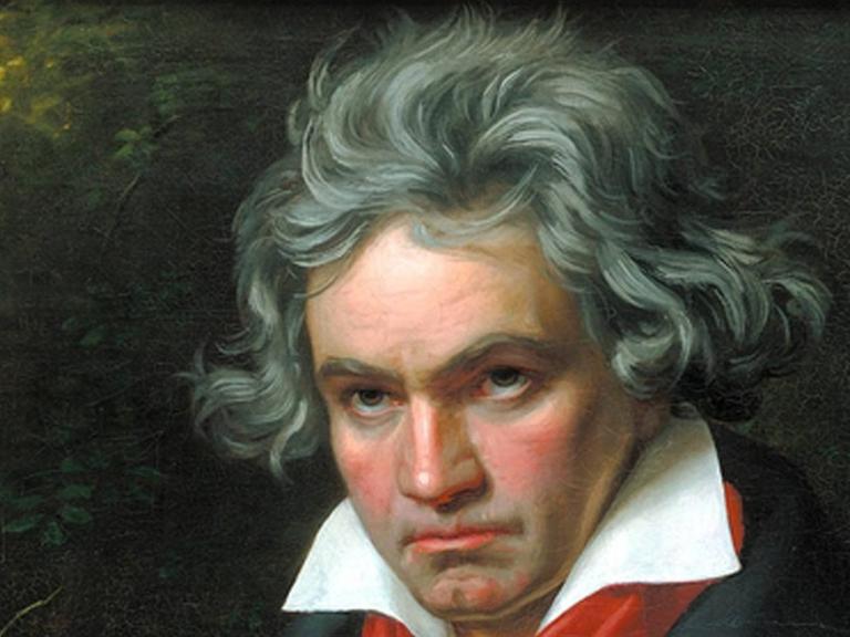 Neuerungen bis zuletzt: Auch mit seiner Neunten und letzten Sinfonie gelang es Beethoven noch einmal, die Musikwelt zu überraschen. Porträt von Joseph Karl Stieler, 1820