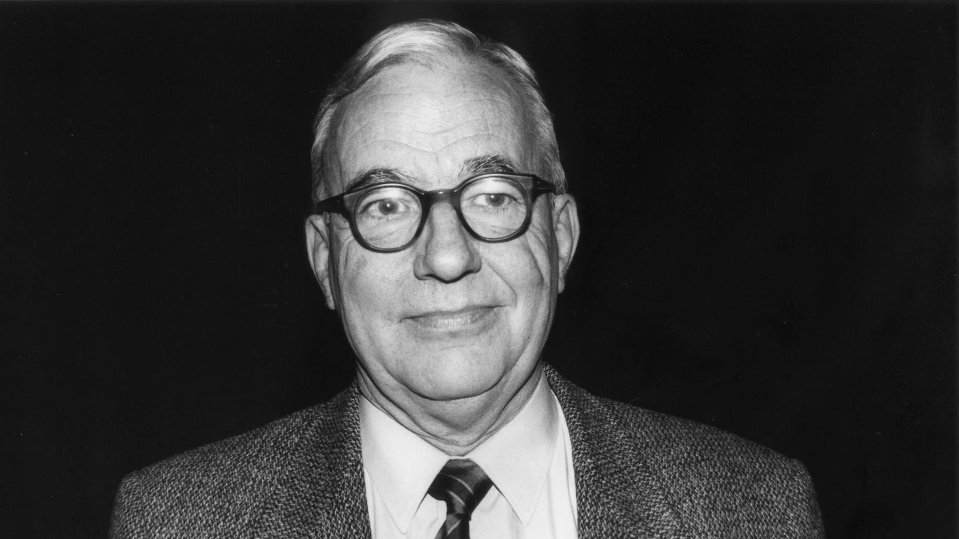 Kurt Marti, Schweizer Schriftsteller und Theologe, aufgenommen im Februar 1988.
