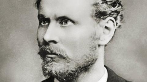 Porträtaufnahme des Flugpioniers Otto Lilienthal
