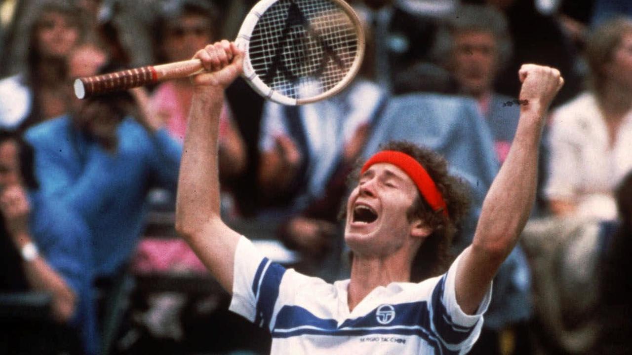 John McEnroe bei seinem Wimbledon-Sieg 1981