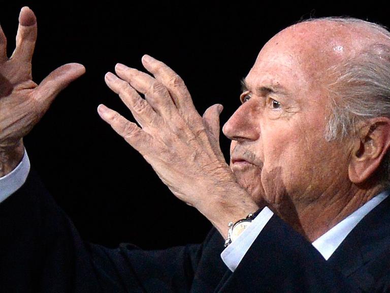 FIFA-Präsident Sepp Blatter am 29. Mai 2015 in Zürich