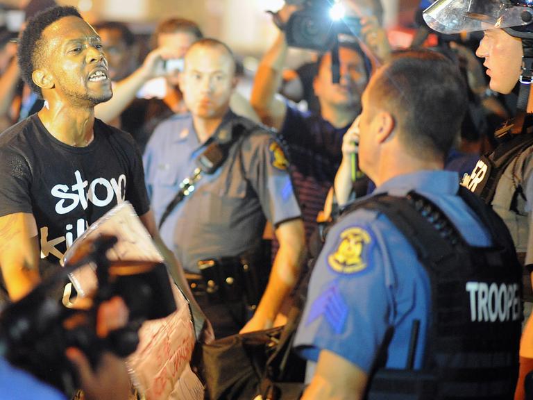 Unruhen in Ferguson am 19. August 2014