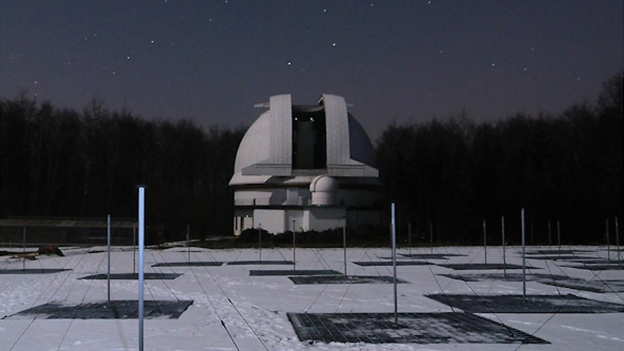 Kuppel des 2-Meter-Teleskops von Tautenburg