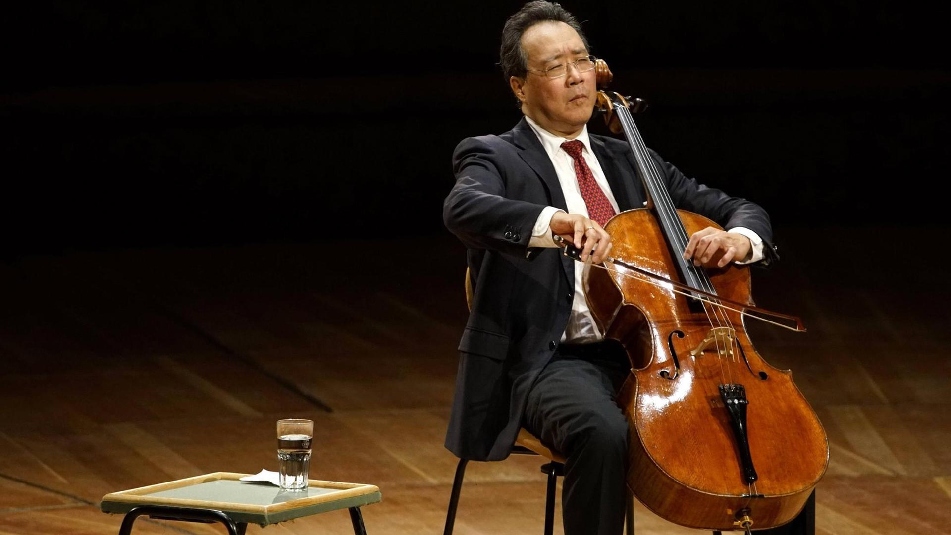 Yo-Yo Ma spielte in der Berliner Philharmonie im März 2016