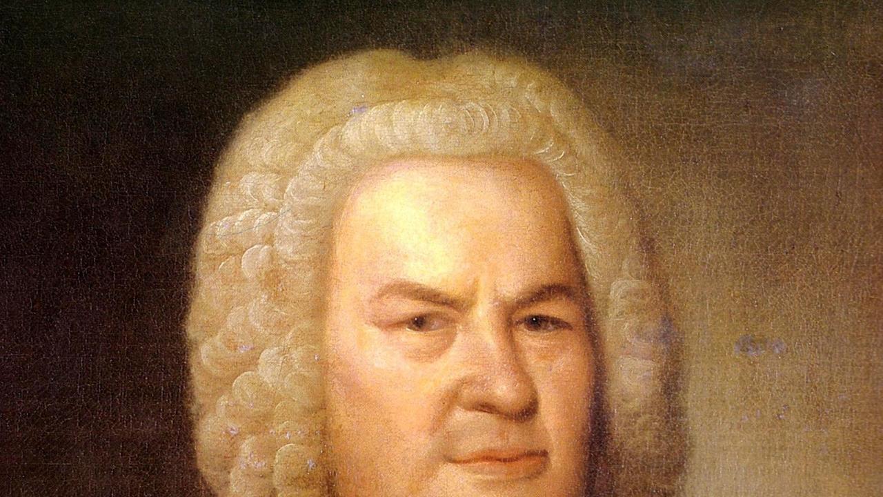 Das 1746 von Elias Gottlob Haußmann gefertigte Gemälde von Johann Sebastian Bach (1685-1750). (Quelle: dpa)