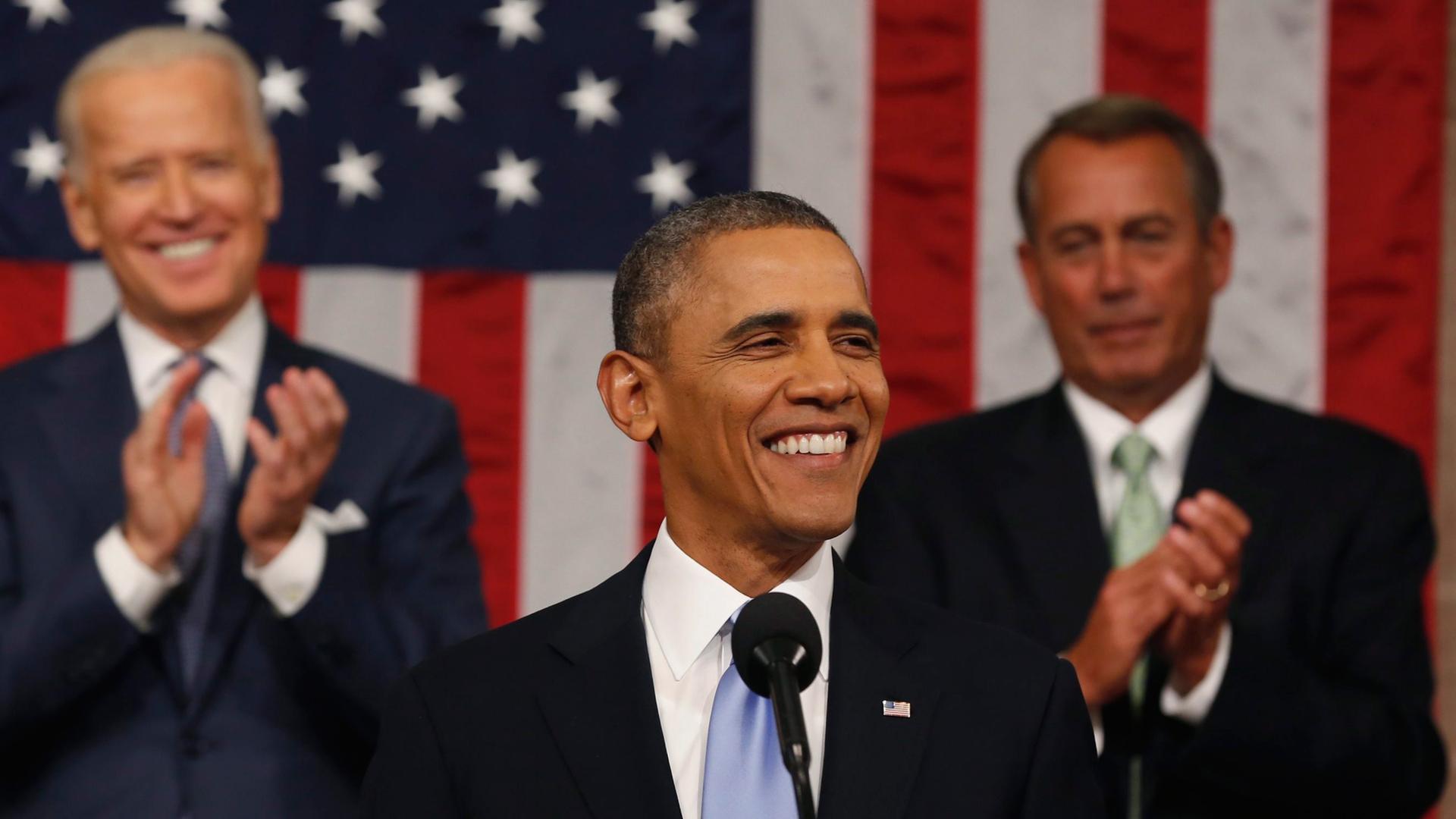 Barack Obama hält seine "Rede zur Lage der Nation" 2014