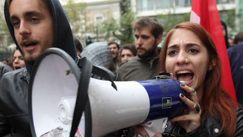 Griechenlands Studierende haben in der Vergangenheit immer wieder protestiert.