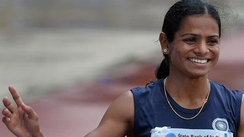 Die indische Leichtathletin Dutee Chand
