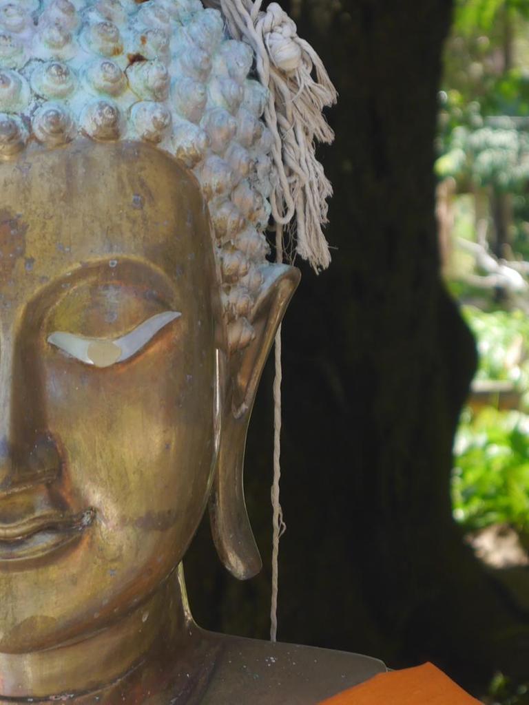 Eine Buddha-Statue