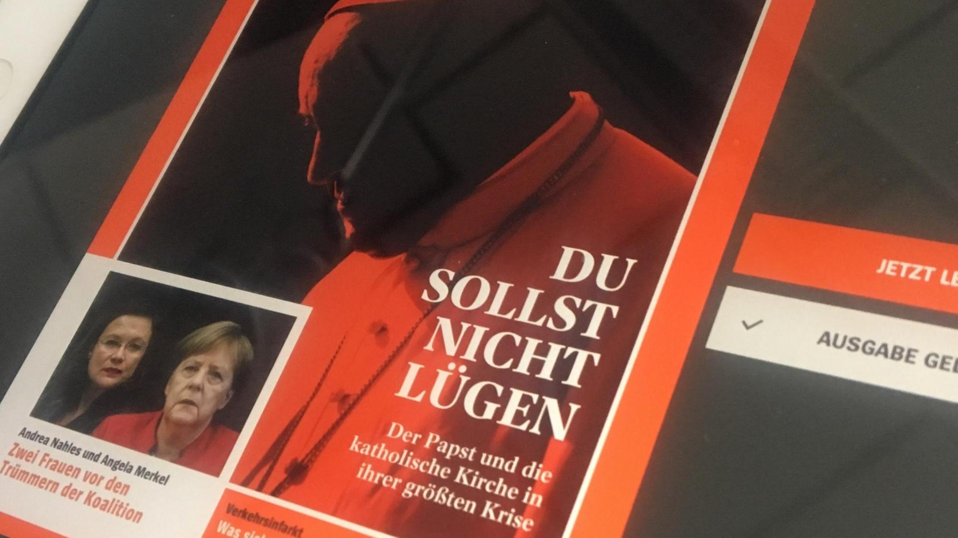 So viel Krise war selten - Der Spiegel-Titel zum Missbrauchsskandal in der katholischen Kirche vom 22.09.2018