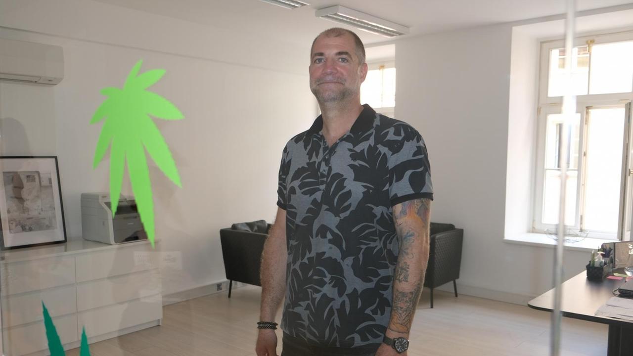 Lukas Behal organisiert seit zehn Jahren eine große Cannabismesse in Tschechien