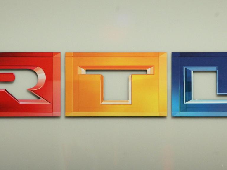 Das Logo des Fernsehsenders RTL (2008).
