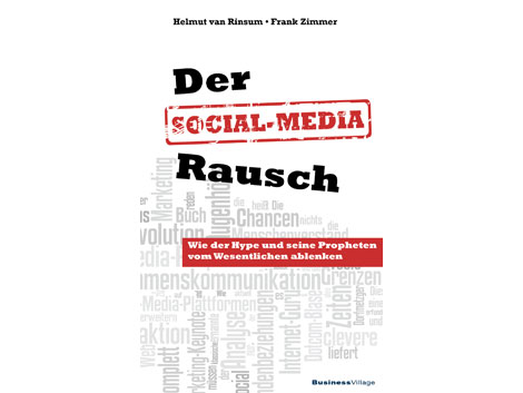 Buchcover Helmut van Rinsum, Frank Zimmer: "Der Social-Media-Rausch"