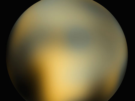 Pluto in einer aktuellen Aufnahme des Hubble-Teleskops