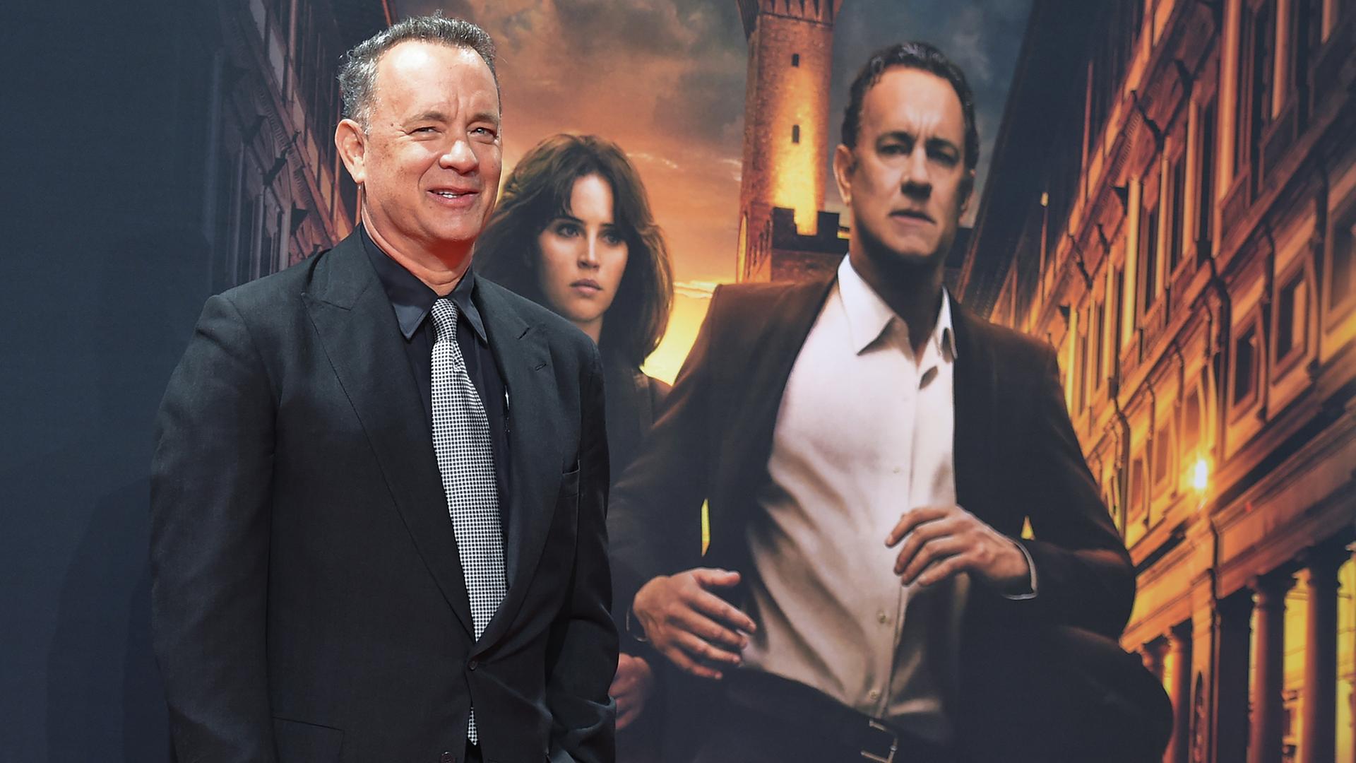 US-Schauspieler Tom Hanks bei der Europapremiere von "Inferno" in Berlin.