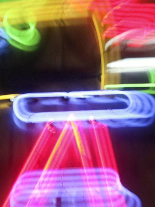 Kamera-Leuchtreklame.