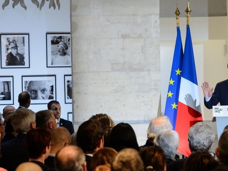 Der französische Präsident François Hollande hat am 25. Oktober das Pariser Picasso-Museum wiedereröffnet.