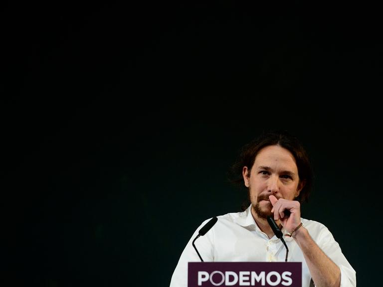 Der Podemos-Vorsitzende Pablo Iglesias.