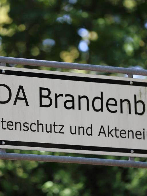 Wegweiser zur Landesbeauftragten für den Datenschutz und für das Recht auf Akteneinsicht Brandenburg in Kleinmachnow, 23. Juni 2019