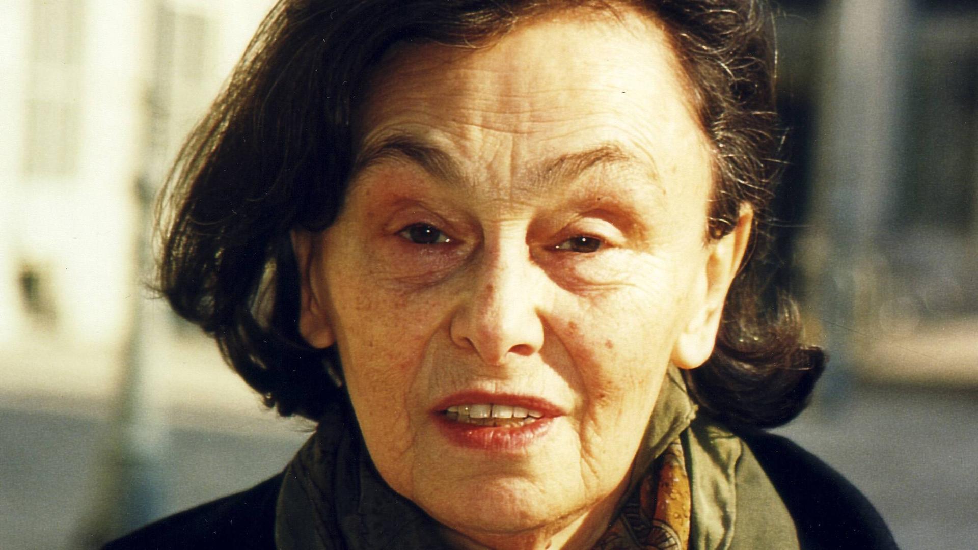 Die Schriftstellerin Ilse Aichinger, aufgenommen in Wien 2002