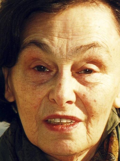 Die Schriftstellerin Ilse Aichinger, aufgenommen in Wien 2002