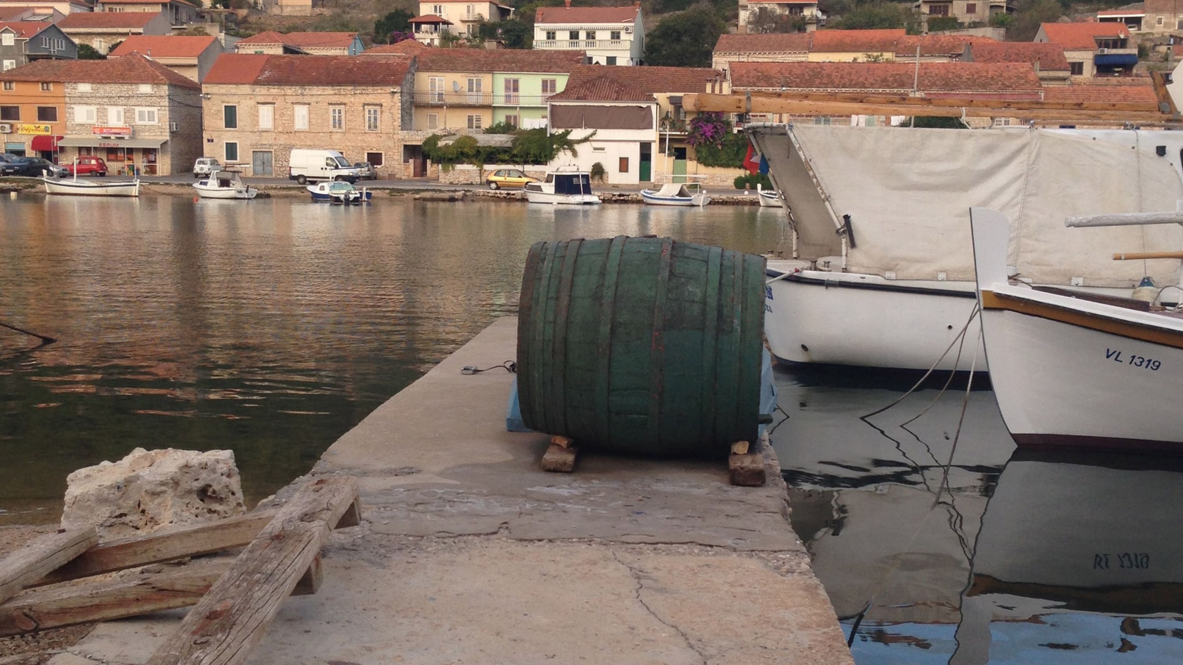 Der Hafen des kroatischen Städtchens Vela Luka.