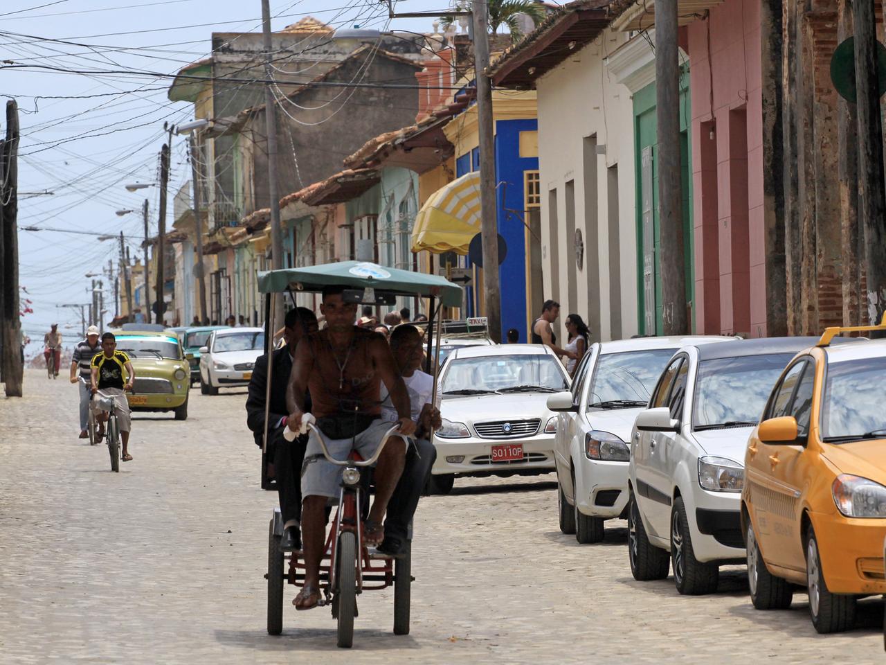 Straßenszene in Trinidad, Kuba