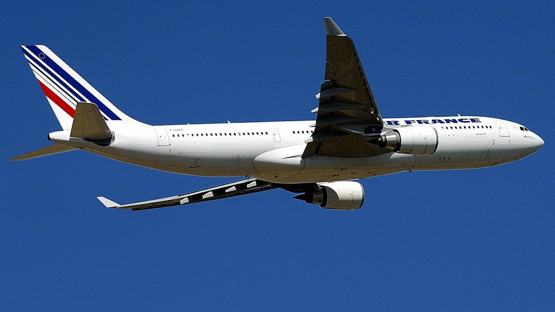 Ein Air France-Airbus 330, baugleich mit dem 2009 über dem Atlantik verschwundenen Jet