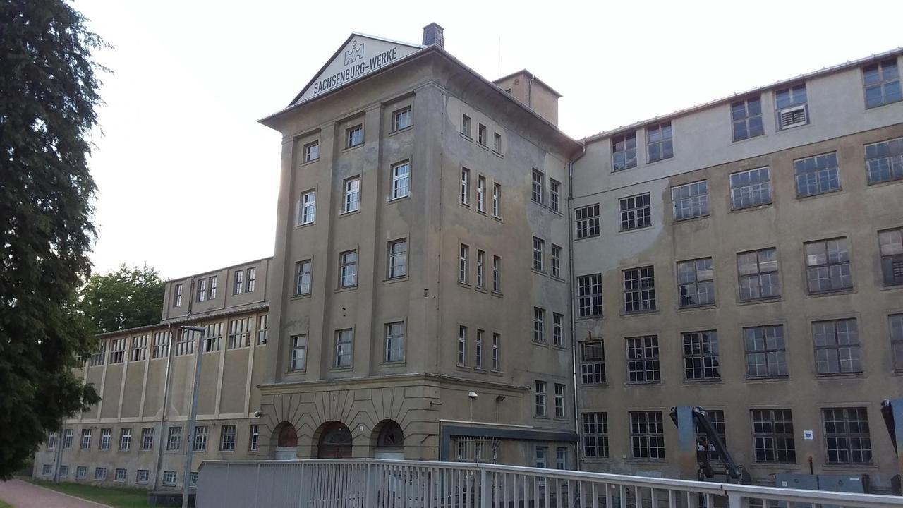 Das ehemalige KZ Sachsenburg - zu DDR-Zeiten war hier eine Spinnerei untergebracht.