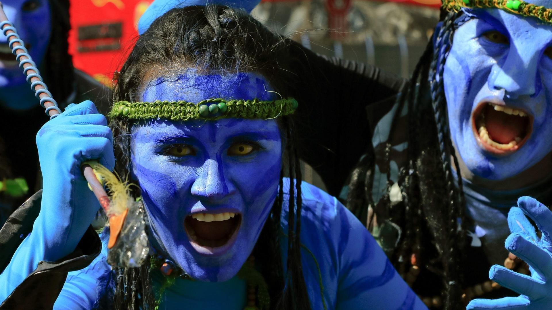 Karneval in der karibischen Hafenstadt Barranquilla, Kolumbien (aufgenommen 2014)