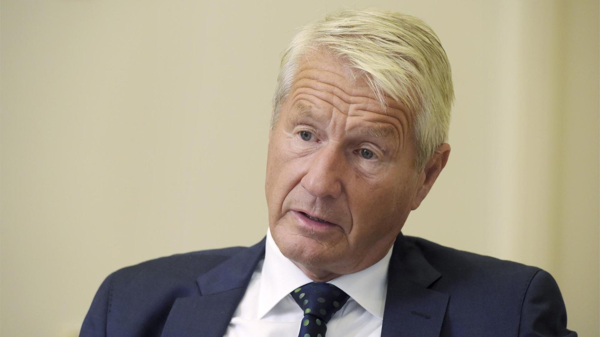 Der frühere Generalsekretär des Europarates, Thorbjörn Jagland im Porträt