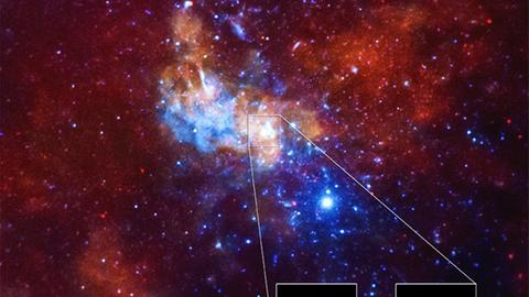 Der bislang größte Ausbruch von Röntgenstrahlung in der Nähe des Schwarzen Lochs im Zentrum der Milchstraße