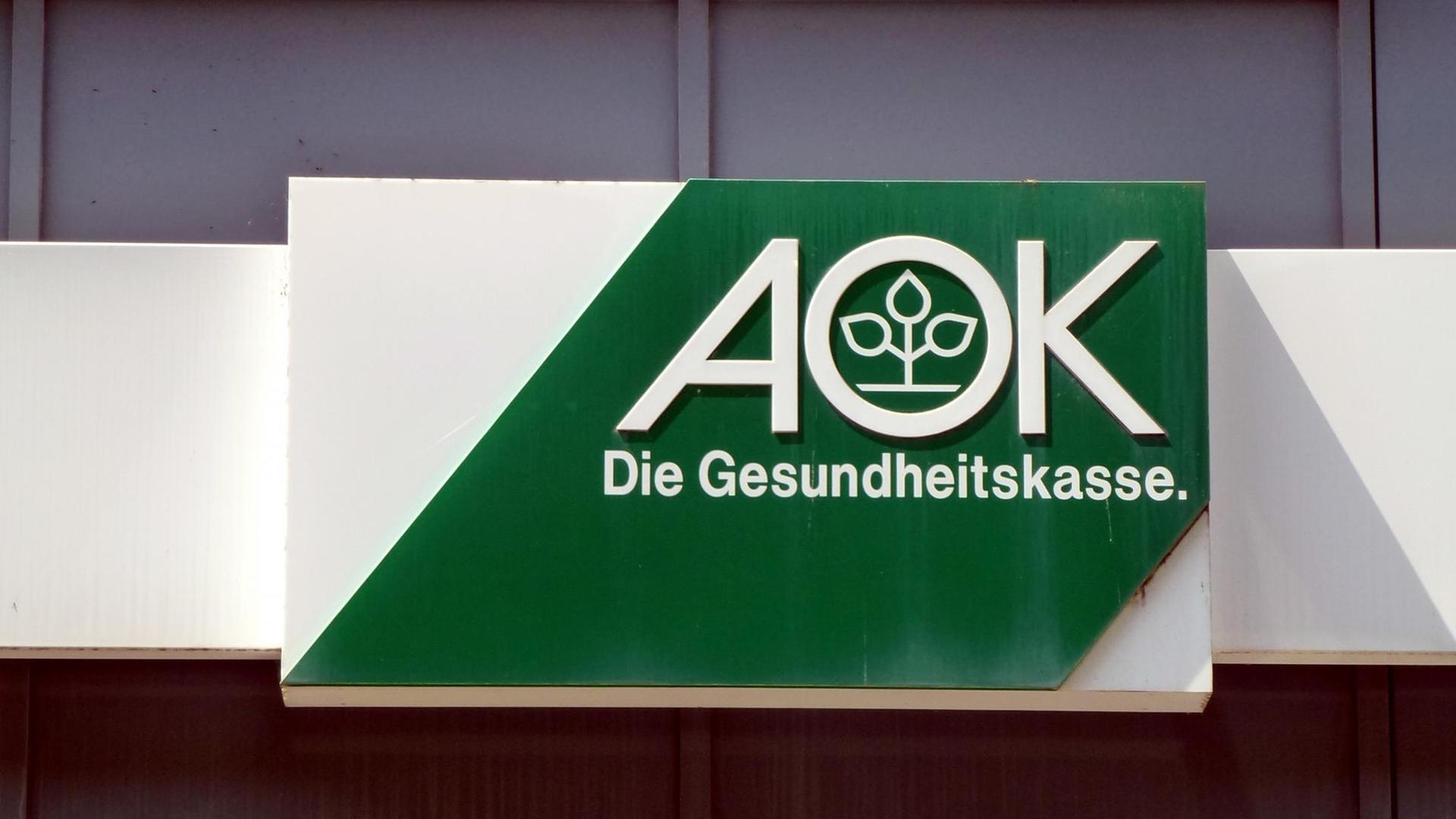 Das Logo der AOK