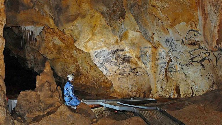 Ausgrabungen in der Grotte Chauvet-Pont d´Arc
