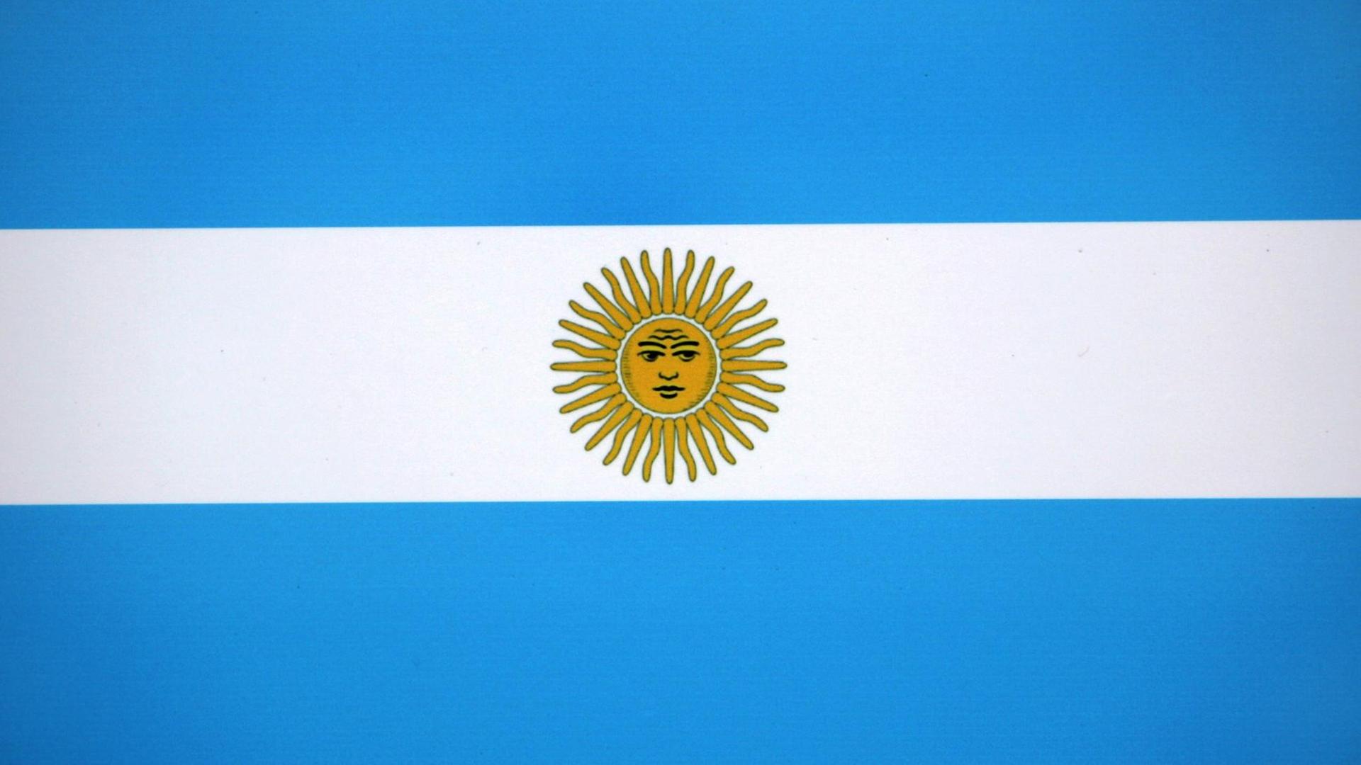 Die argentinische Flagge Die argentinische Flagge