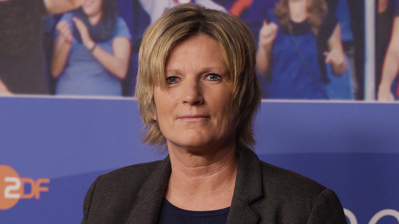 Die ZDF-Sportreporterin Claudia Neumann