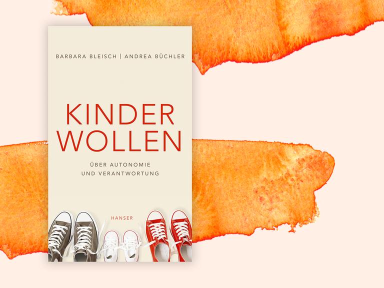 Illustriesters Cover mit drei Turnschuh-Paaren, zwei in der Größe von Erwachsenen und ein Kinderpaar in der Mitte.
