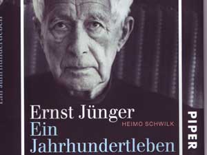 Heimo Schwilk: Ernst Jünger - Ein Jahrhundertleben (Coverausschnitt)