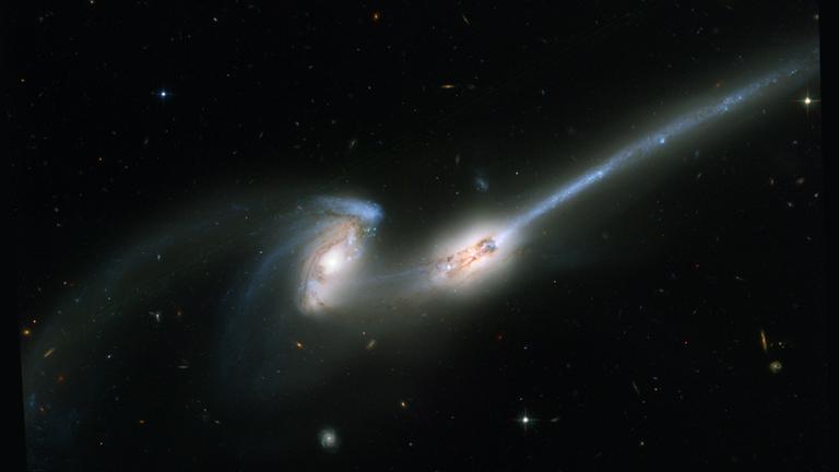 Jetzt für immer zusammen: Die beiden "Mäuse"-Galaxien