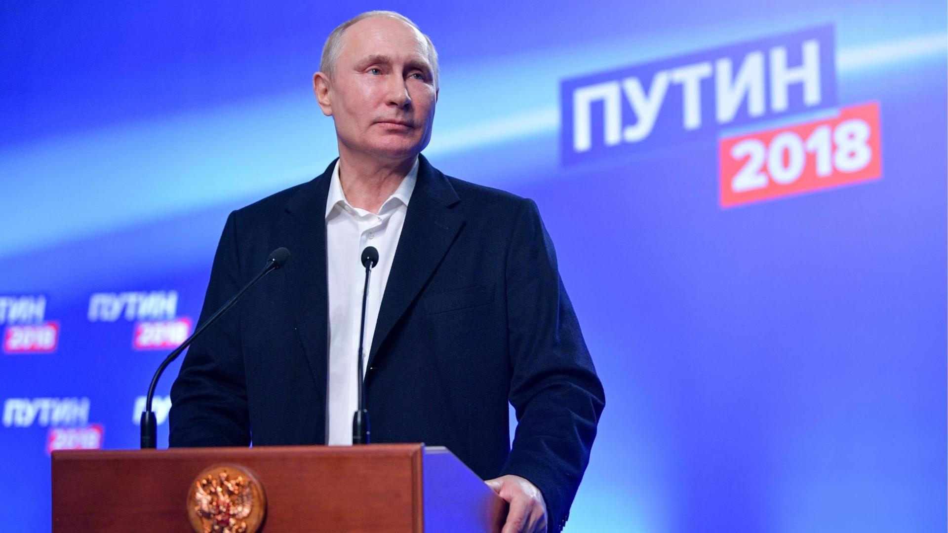 Wladimir Putin ist der alte und der neue Präsident von Russland.